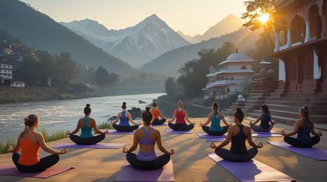 Yoga Retreat - Rishikesh yoga therapy